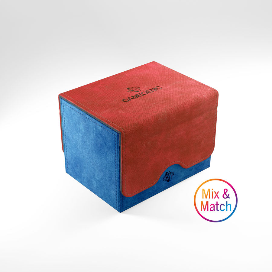 Gamegenic Sidekick Convertible 100+ Deck Box Gamegenic Blue   | Red Claw Gaming