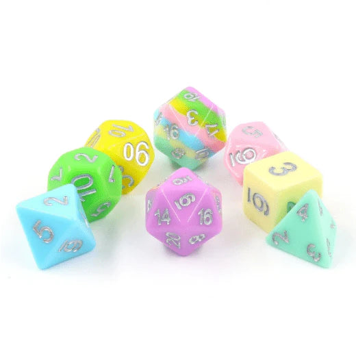 8 PIECE HARMONY RPG DICE SET Dice & Counters Foam Brain Games    | Red Claw Gaming