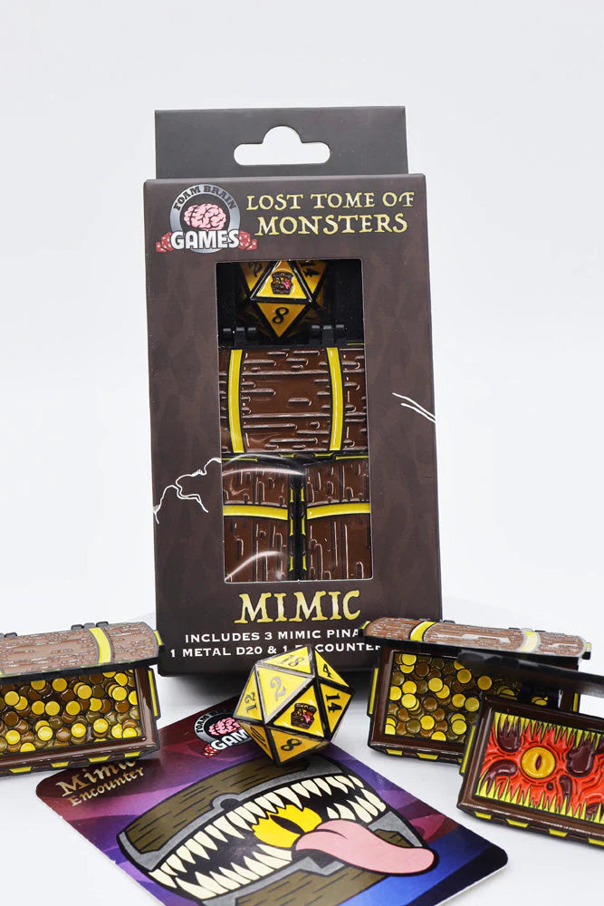 LOST TOME OF MONSTERS - MIMIC Dice & Counters Foam Brain Games    | Red Claw Gaming