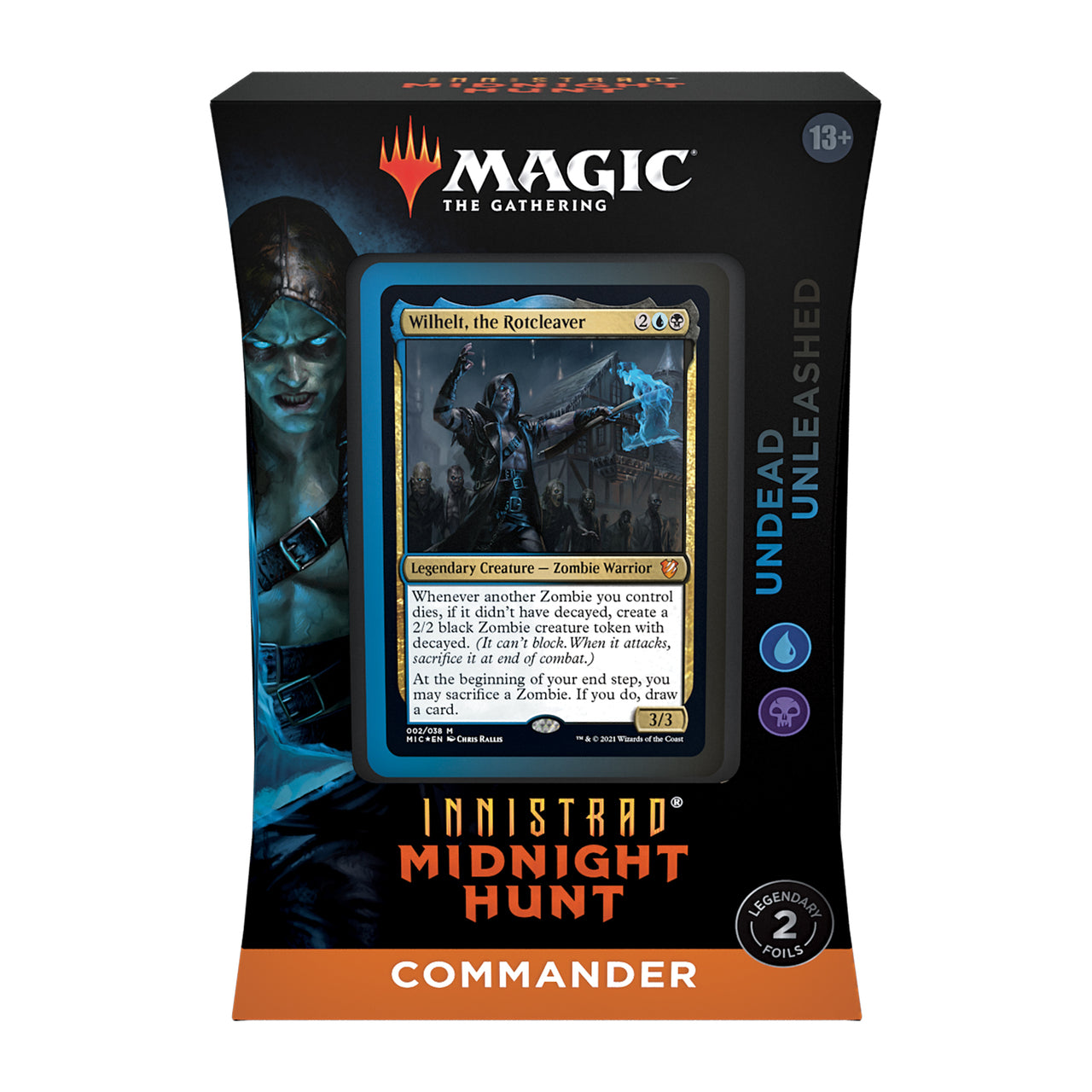MTG Midnight Hunt Commander Deck - Undead Unleashed Sealed Magic the Gathering Wizards of the Coast    | Red Claw Gaming