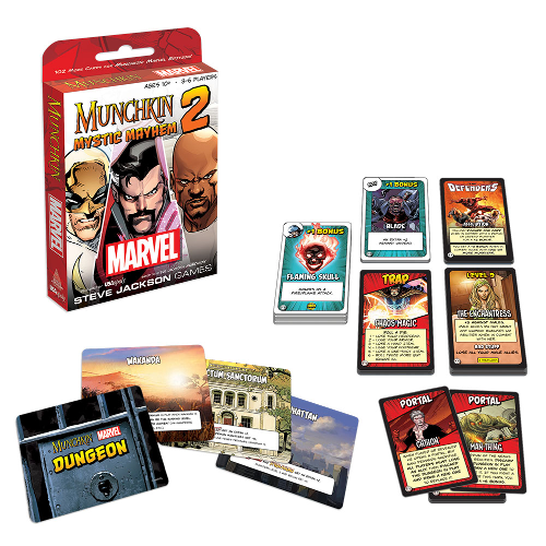 Munchkin Marvel 2 Mystic Mayhem Board Games Steve Jackson    | Red Claw Gaming