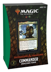 ADVENTURES IN THE FORGOTTEN REALMS COMMANDER DECK Sealed Magic the Gathering Wizards of the Coast Draconic Rage   | Red Claw Gaming
