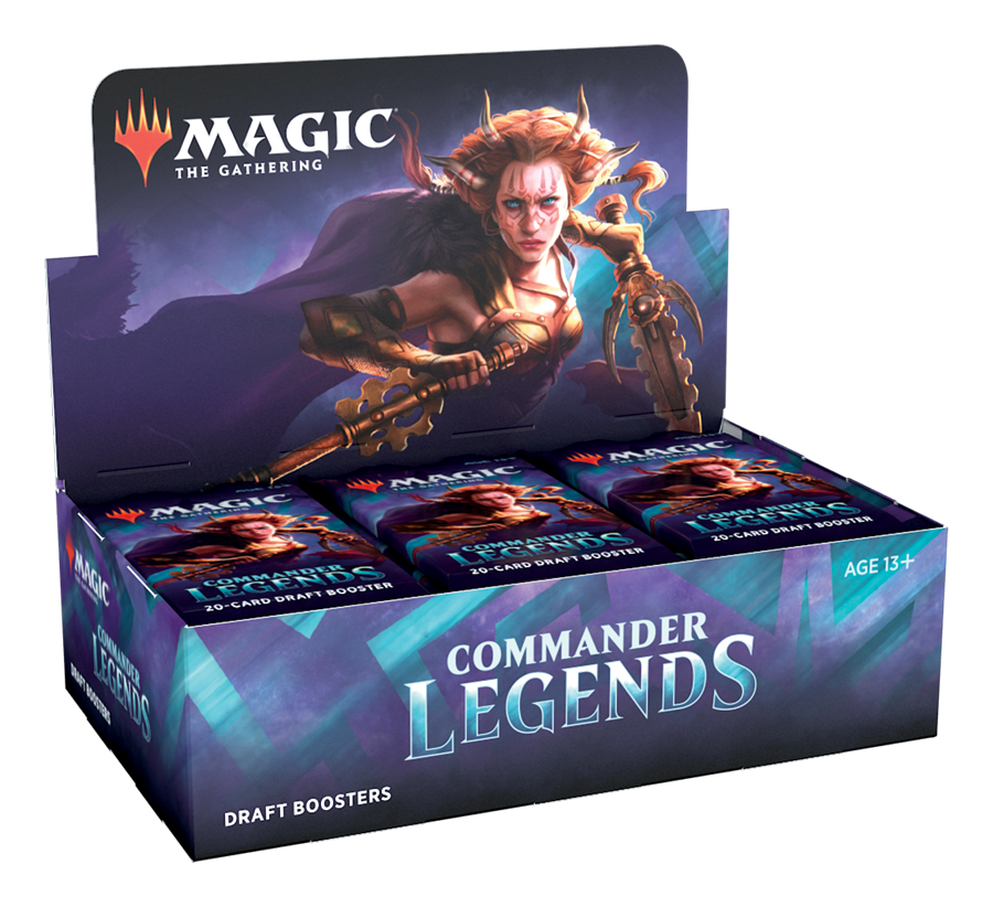 Commander Legends Draft Booster Box Sealed Magic the Gathering Wizards of the Coast    | Red Claw Gaming