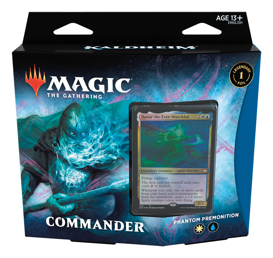 MTG KALDHEIM COMMANDER - PHANTOM PREMONITION Sealed Magic the Gathering Wizards of the Coast    | Red Claw Gaming
