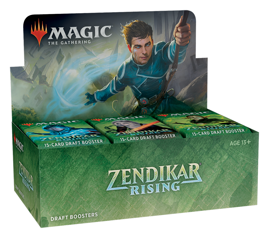 Zendikar Rising Draft Booster Box Sealed Magic the Gathering Wizards of the Coast    | Red Claw Gaming