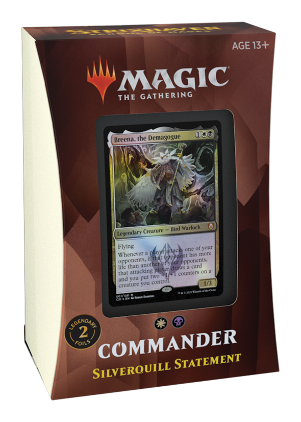 Strixhaven Commander Deck: Silverquill Statement Sealed Magic the Gathering Wizards of the Coast    | Red Claw Gaming