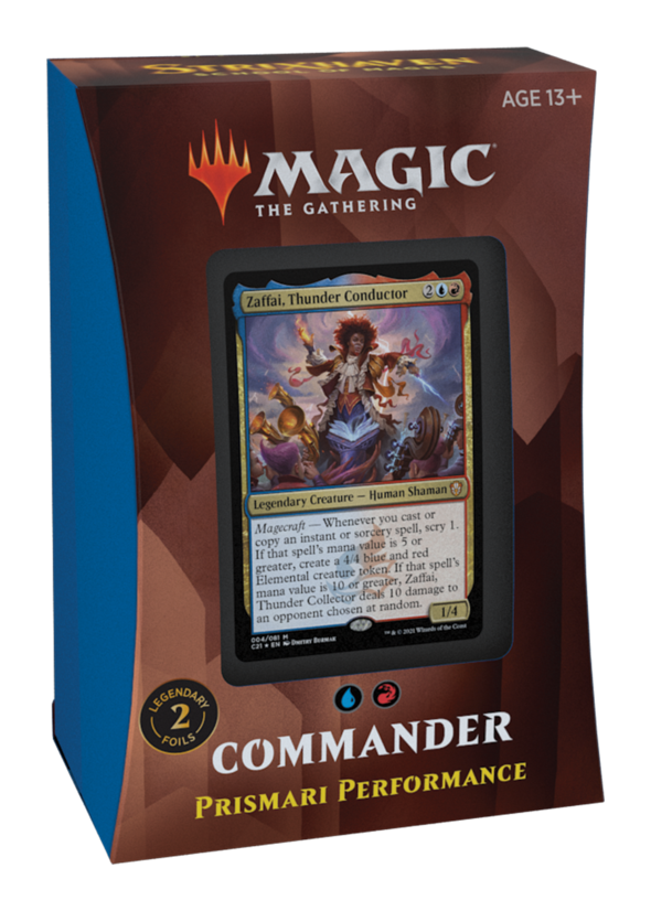 Strixhaven Commander Deck: Prismari Performance Sealed Magic the Gathering Wizards of the Coast    | Red Claw Gaming