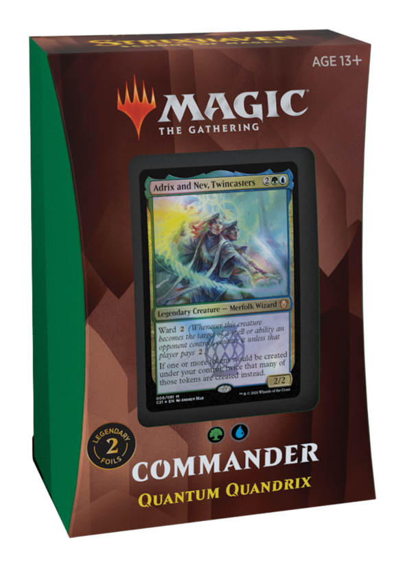 Strixhaven Commander Deck: Quantum Quandrix Sealed Magic the Gathering Wizards of the Coast    | Red Claw Gaming