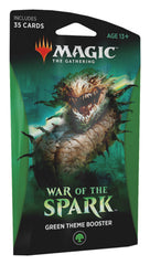 War of the Spark Theme Deck Sealed Magic the Gathering Wizards of the Coast Green Theme Booster   | Red Claw Gaming