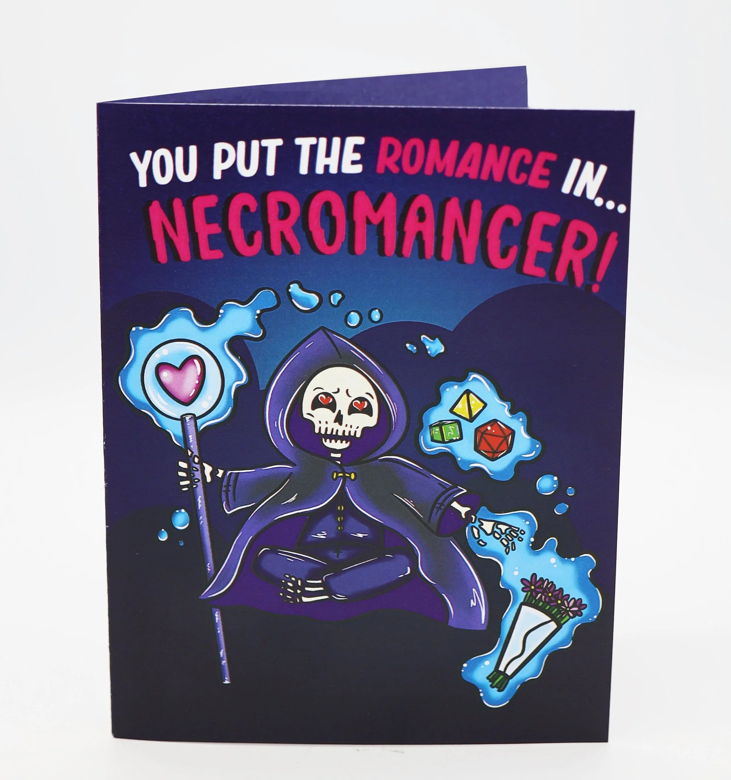 Valentines Day Card - Necromancer Dice & Counters Foam Brain Games    | Red Claw Gaming