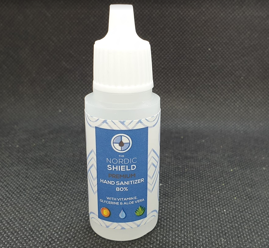 Nordic Shield Hand Sanitizer 18ML Cool Things Universal DIstribution | Red Claw Gaming