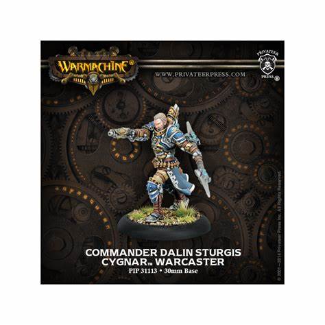 Cygnar Commander Dalin Sturgis Miniatures Clearance    | Red Claw Gaming