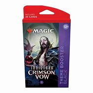 MTG Crimson Vow Theme Booster Sealed Magic the Gathering Wizards of the Coast Black   | Red Claw Gaming