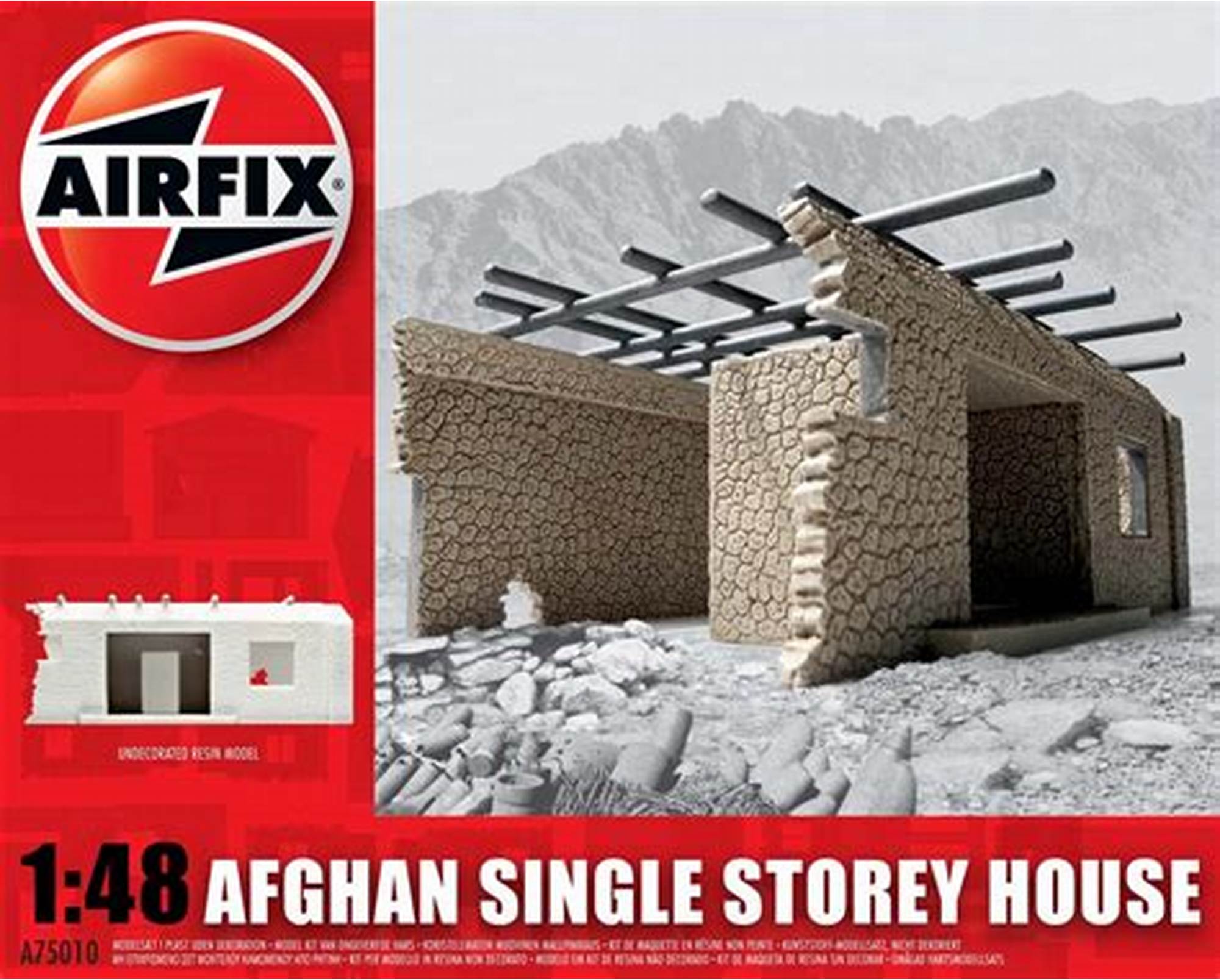 1:48 Afghan Single Storey House Accessories Red Claw Gaming    | Red Claw Gaming