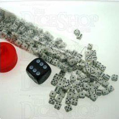 Tiny 30 Piece Assorted Dice Dice Kaplow Black and White   | Red Claw Gaming