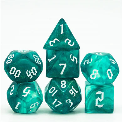 OCEAN ELEMENTAL RPG DICE SET Dice & Counters Foam Brain Games    | Red Claw Gaming