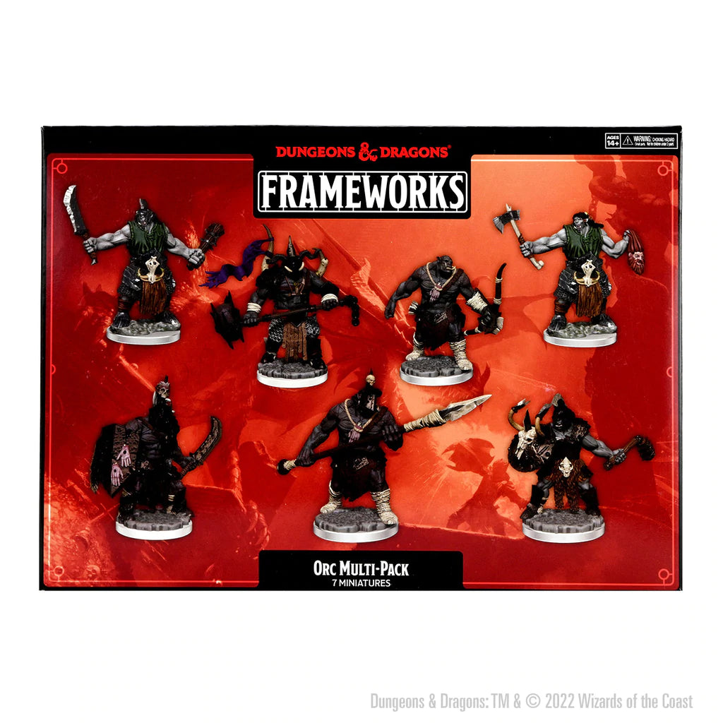 D&D FRAMEWORKS: ORCS  Wizkids Games    | Red Claw Gaming