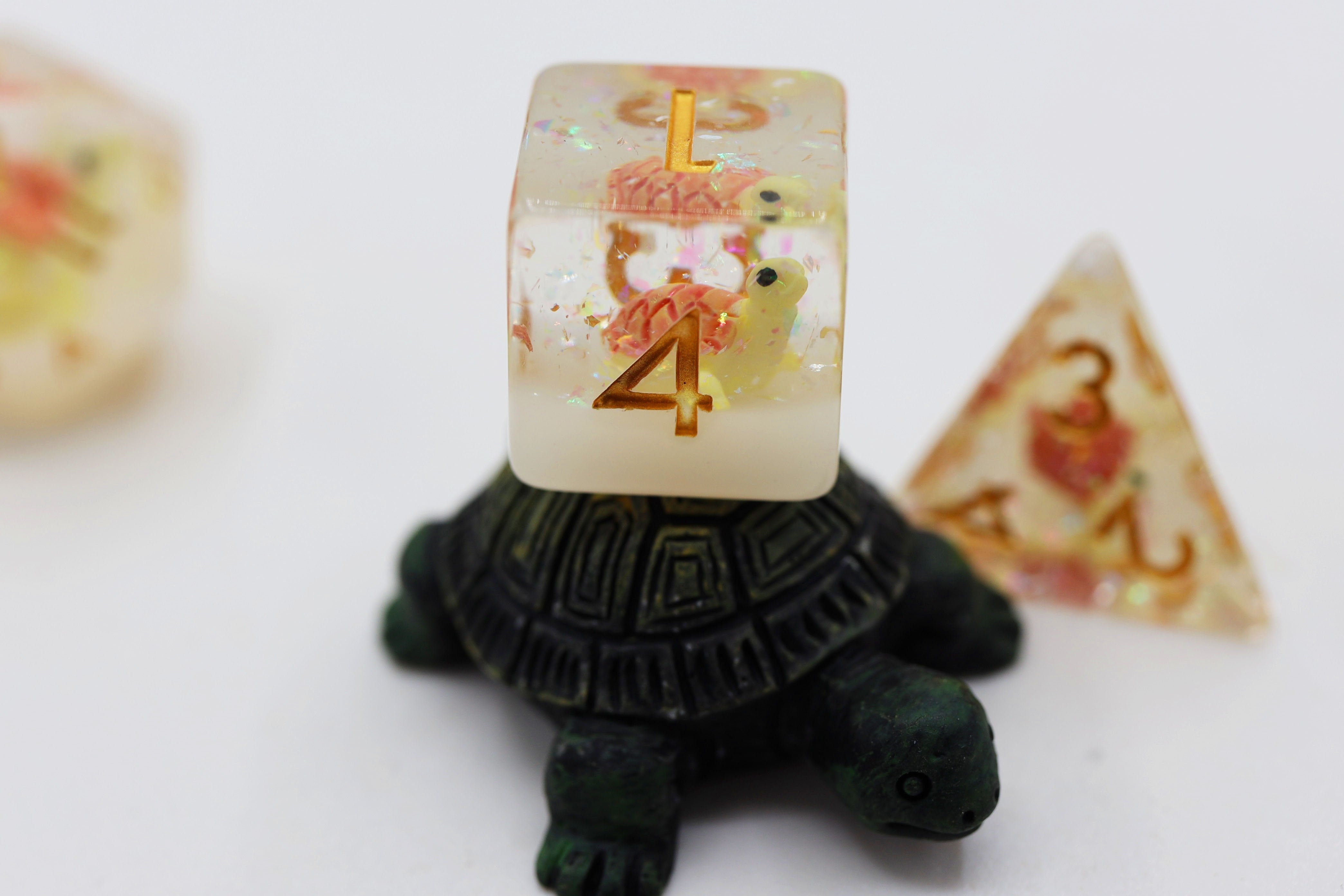 Party Turtle 7 Dice Set Dice & Counters Foam Brain Games    | Red Claw Gaming