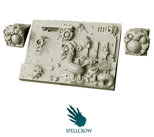 Plague Front Plate for Light Vehicles Minatures Spellcrow    | Red Claw Gaming