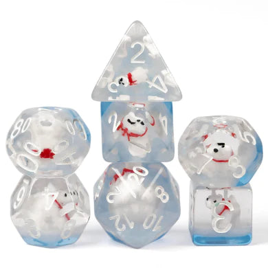 POLAR BEAR RPG DICE SET Dice & Counters Foam Brain Games    | Red Claw Gaming