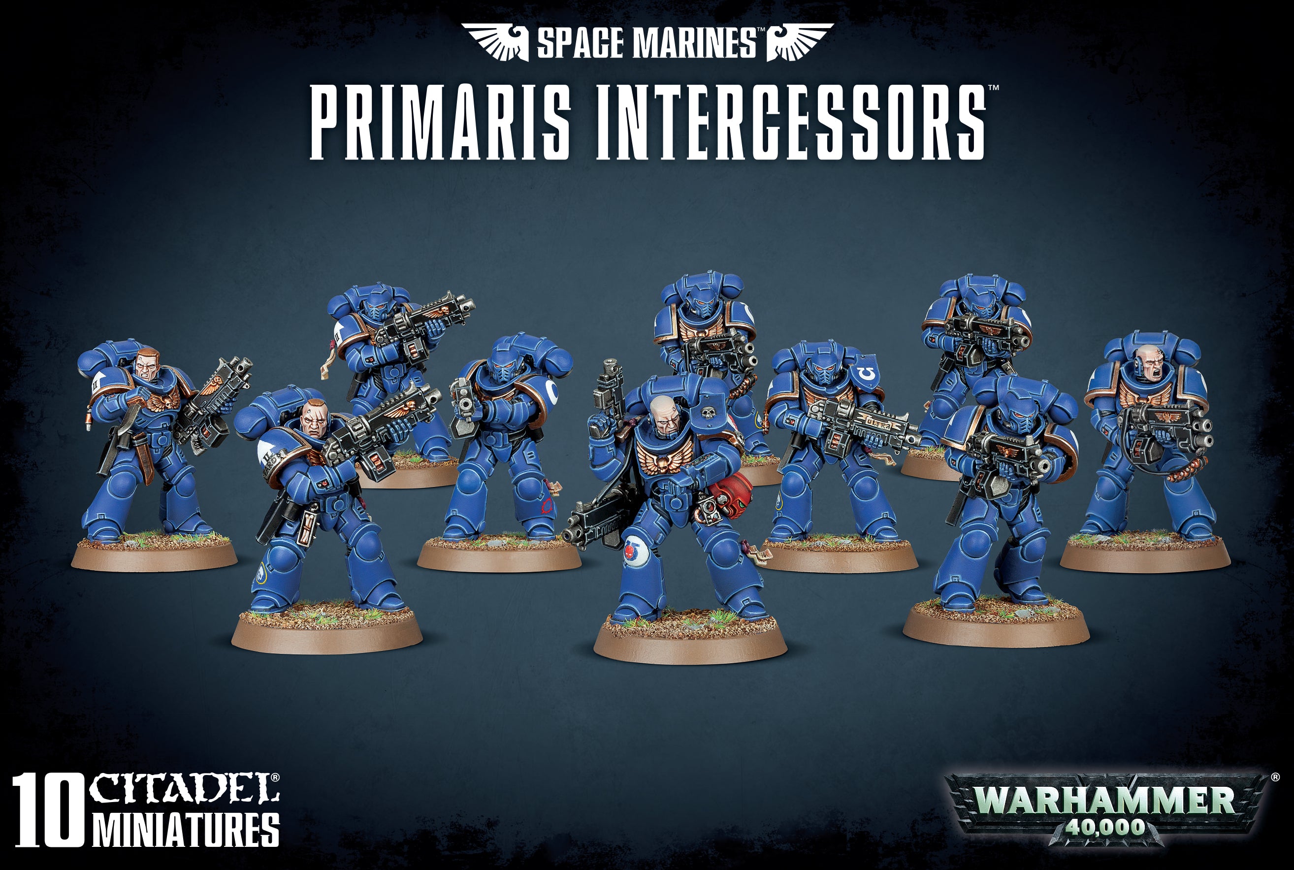 SPACE MARINES PRIMARIS INTERCESSORS Space Marines Games Workshop | Red Claw Gaming