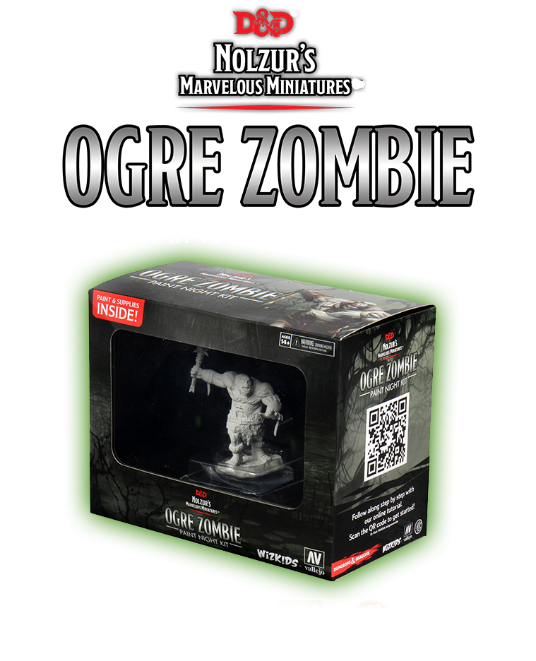 D&D Nolzur's Marvelous Miniatures: Ogre Zombie Paint Night Minatures Wizkids Games    | Red Claw Gaming