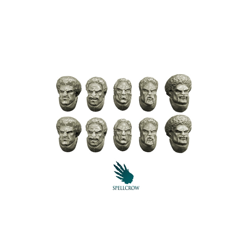 Disco Knights Heads Minatures Spellcrow    | Red Claw Gaming