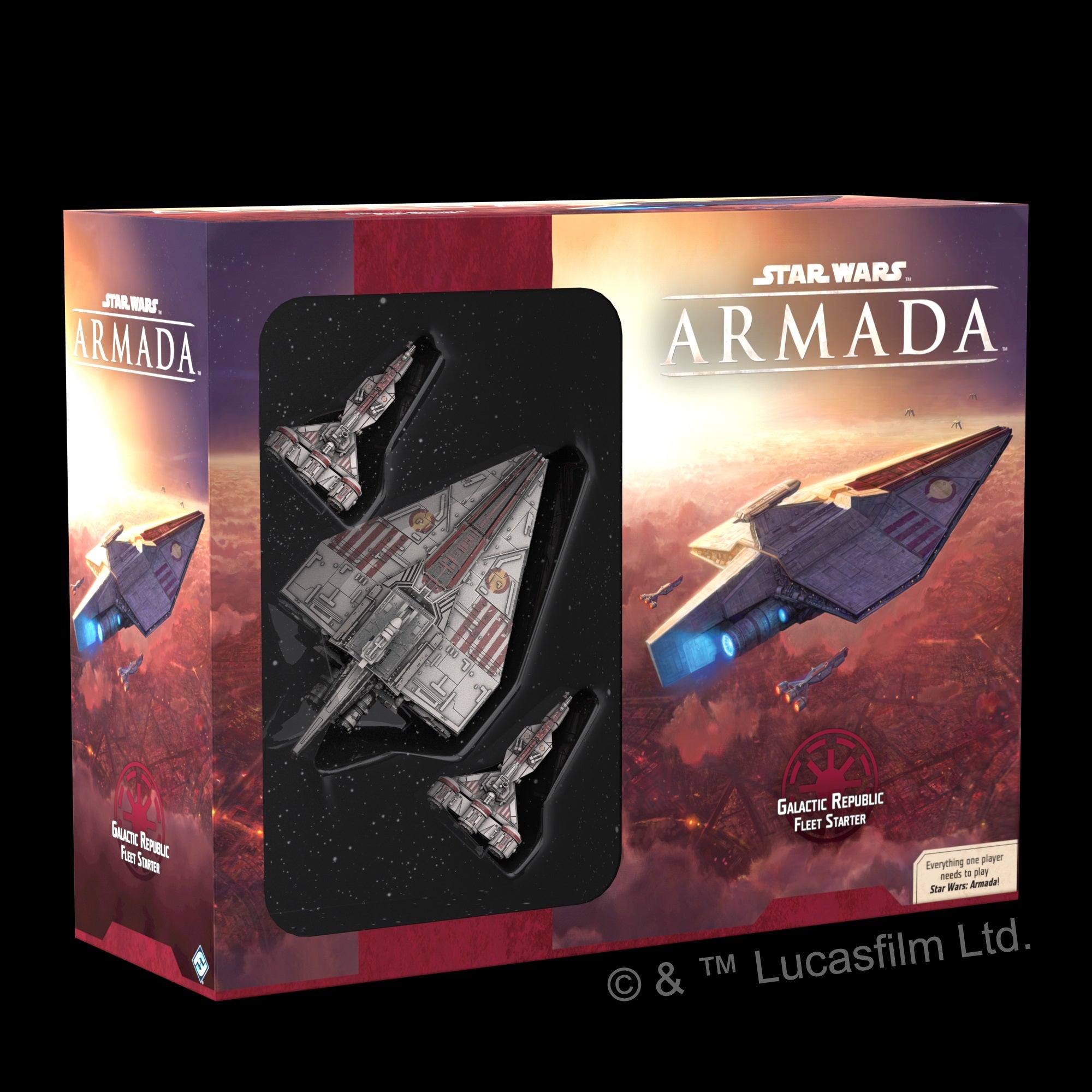 Star Wars Armada Galactic Republic Fleet Starter Star Wars: Armada Fantasy Flight Games    | Red Claw Gaming