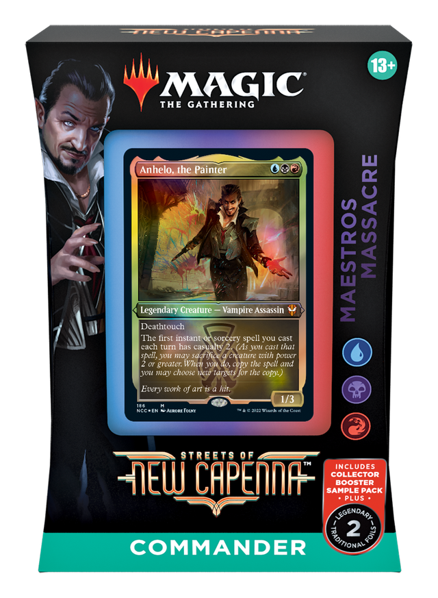 The Streets of New Capenna Commander Maestros Massacre Sealed Magic the Gathering Wizards of the Coast    | Red Claw Gaming
