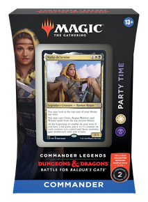 Commander Legends: Battle for Baldur's Gate Deck - Party Time Sealed Magic the Gathering Wizards of the Coast    | Red Claw Gaming
