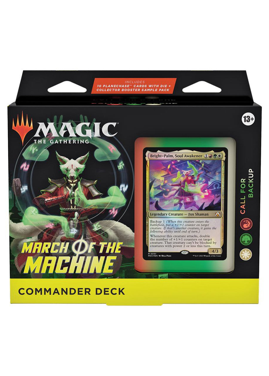 March of the Machine Commander Deck Call For Backup  Red Claw Gaming    | Red Claw Gaming