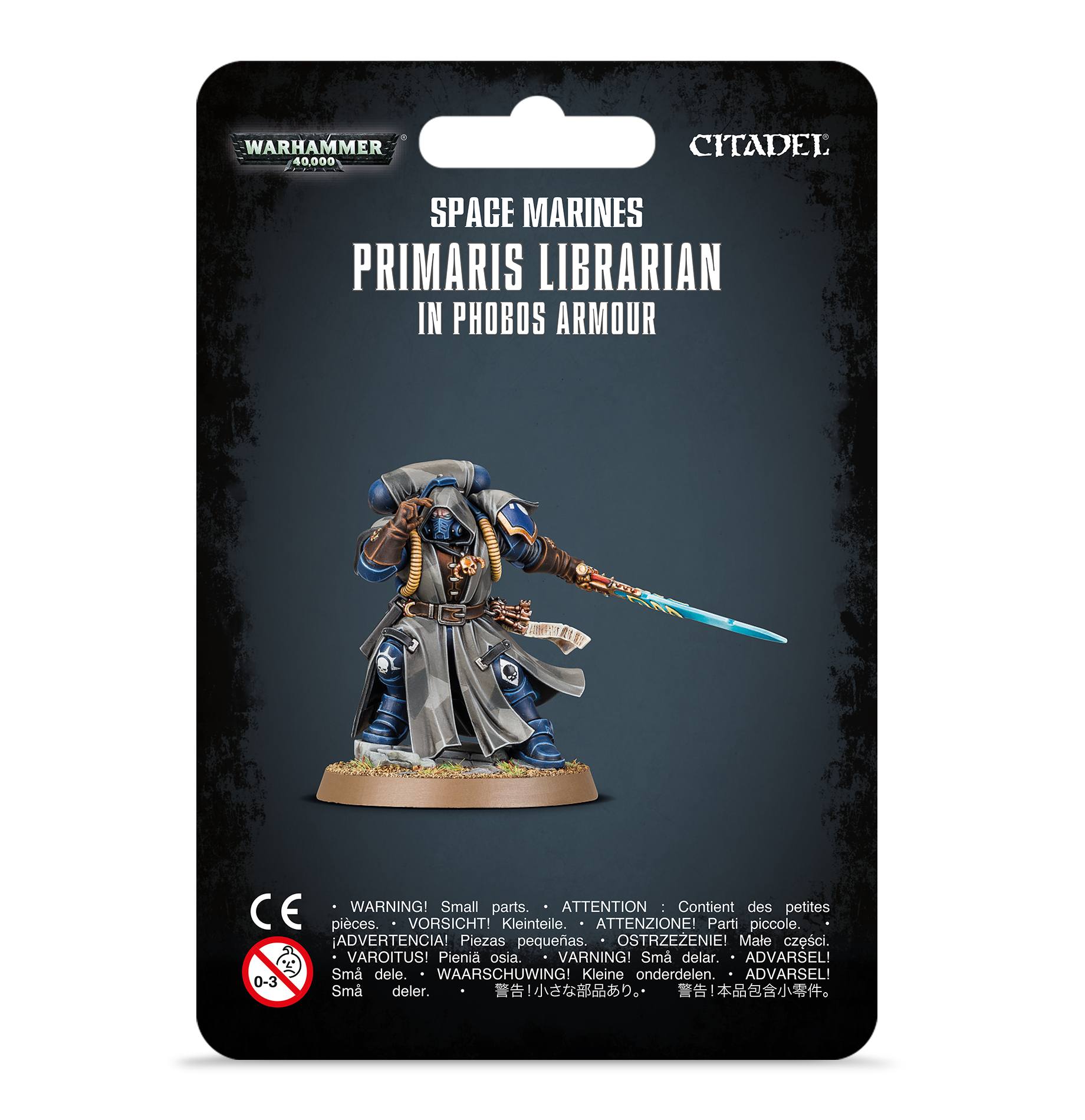 PRIMARIS LIBRARIAN IN PHOBOS ARMOUR Space Marines Games Workshop    | Red Claw Gaming