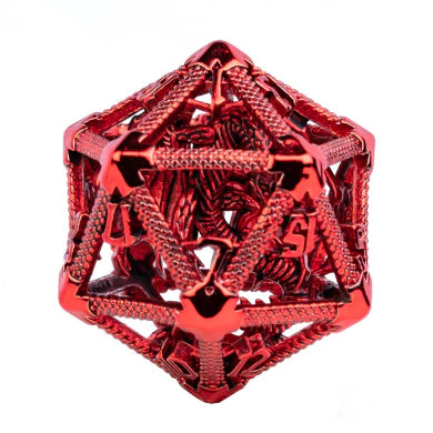 HOLLOW DRAGON KEEP D20 - RED Dice & Counters Foam Brain Games    | Red Claw Gaming