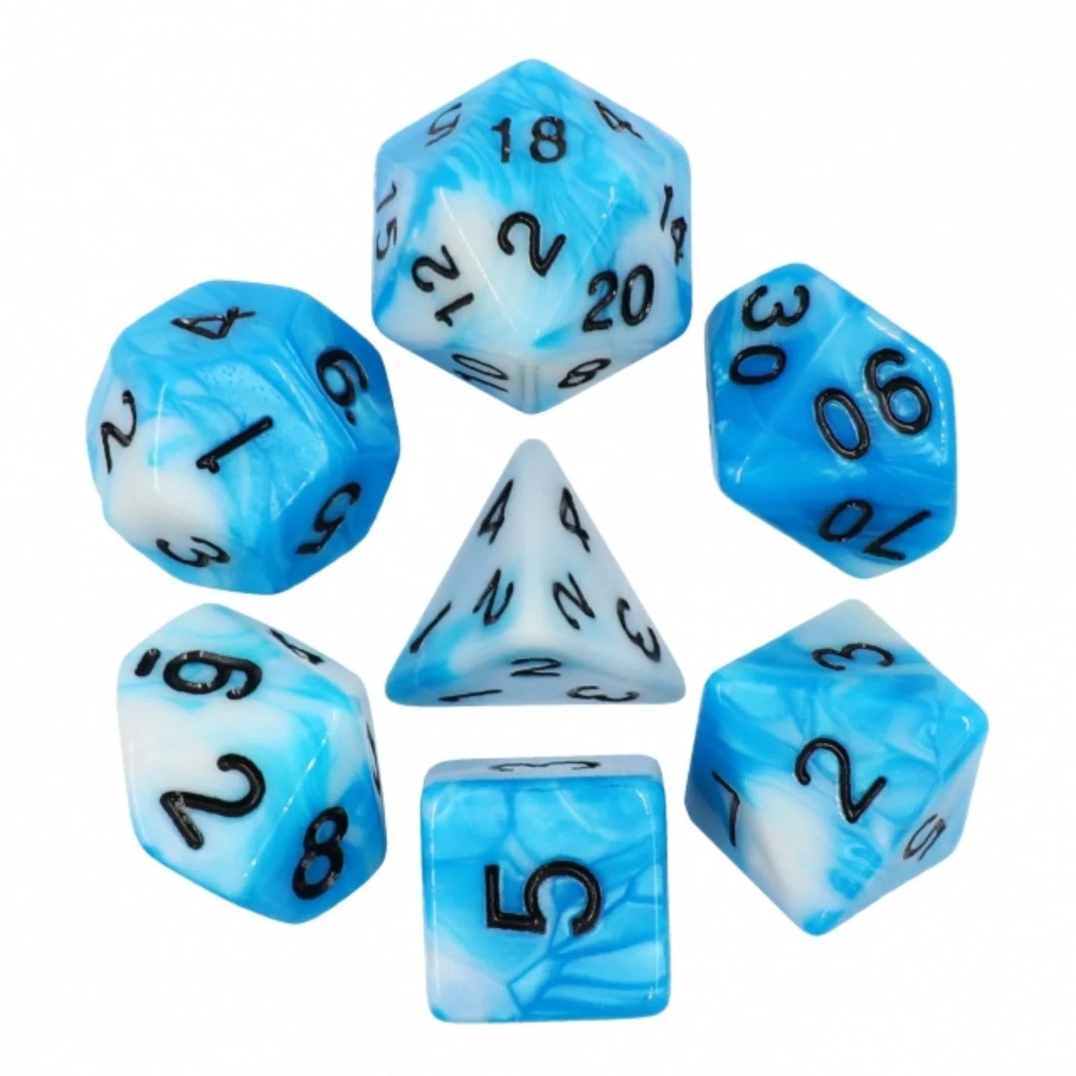 CUMULUS CLOUD RPG DICE SET Dice & Counters Foam Brain Games    | Red Claw Gaming