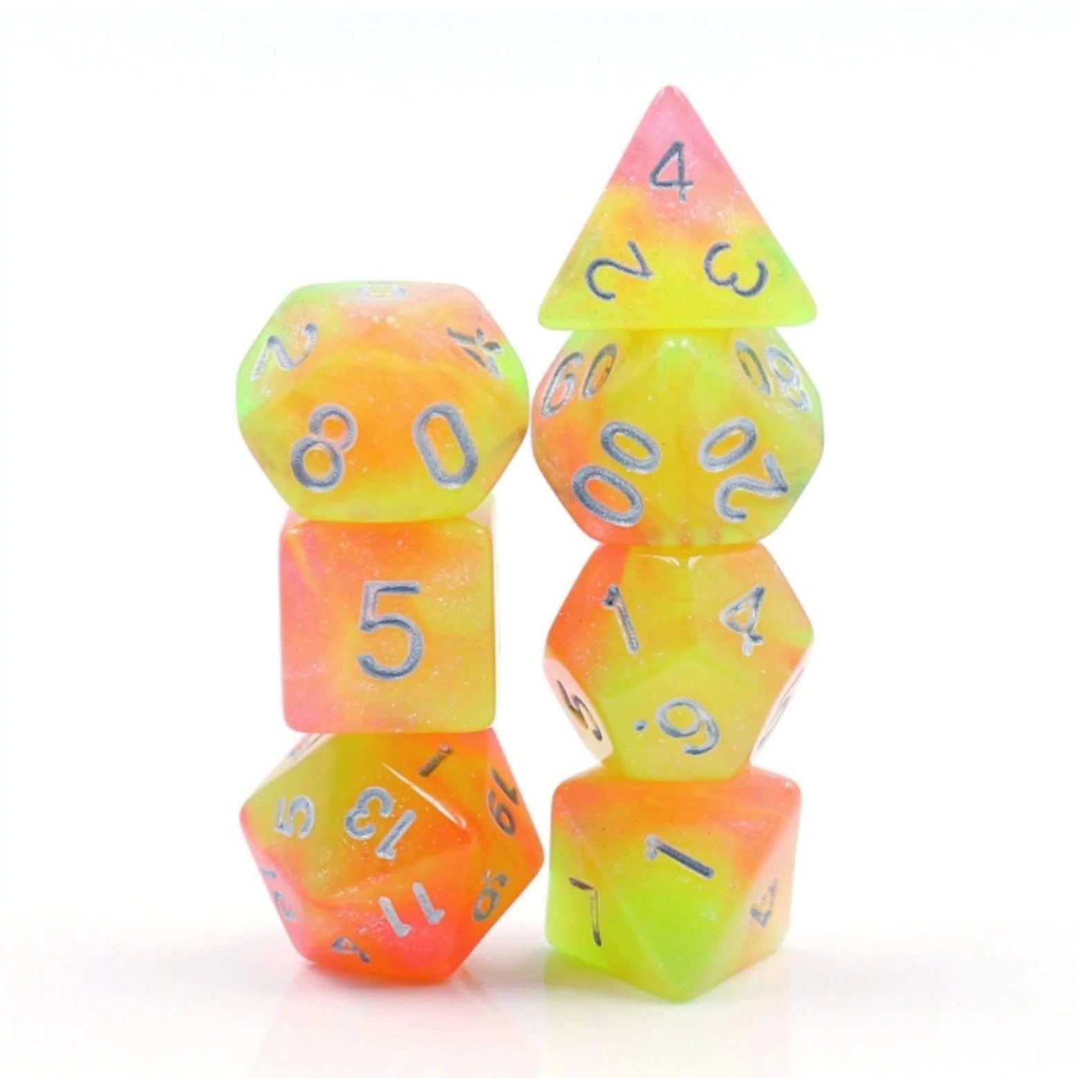 SUMMER'S JOY RPG DICE SET Dice & Counters Foam Brain Games    | Red Claw Gaming