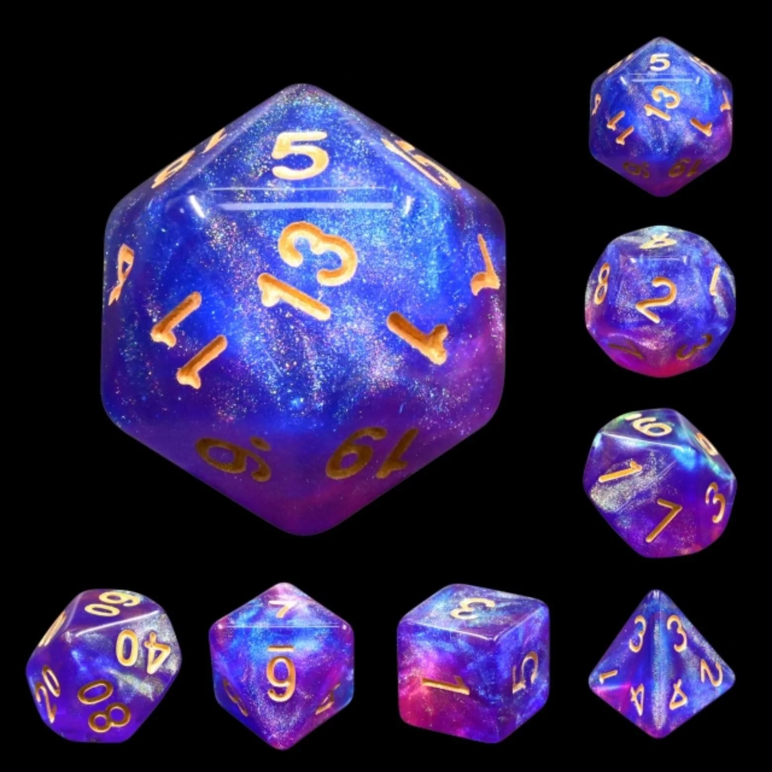 Blue Enchantress RPG Dice Set Dice & Counters Foam Brain Games    | Red Claw Gaming