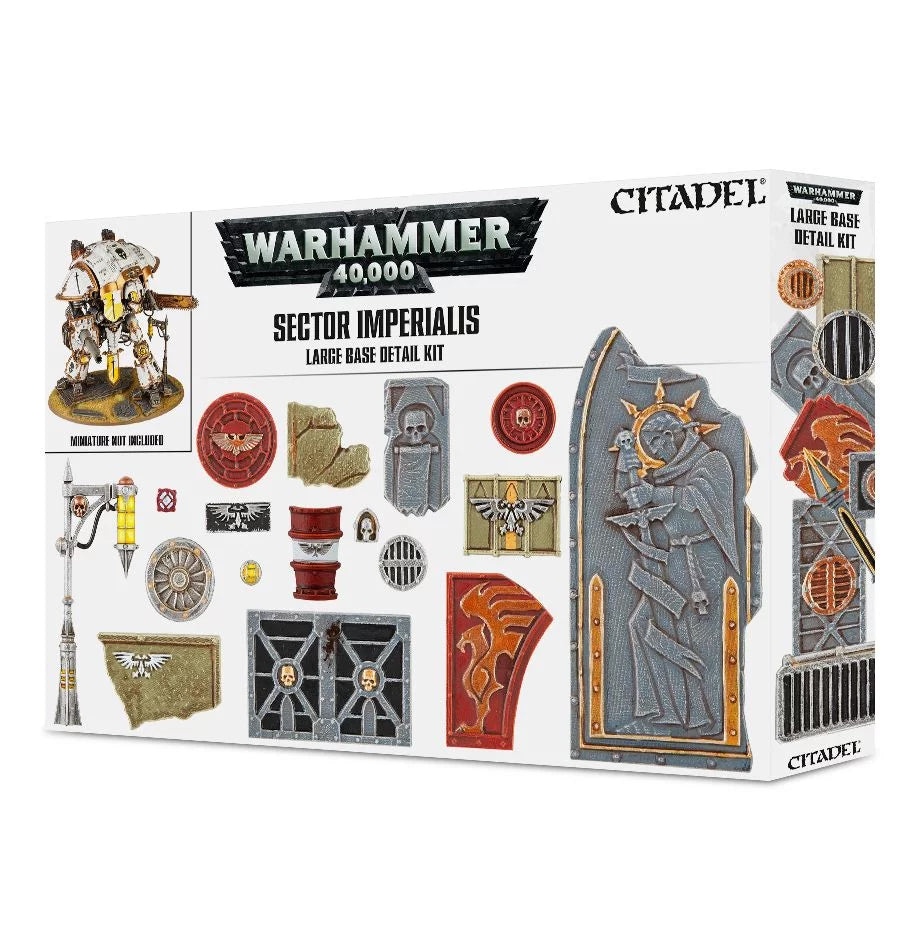 SECTOR IMPERIALIS: LARGE BASE DETAIL KIT Terrain Games Workshop | Red Claw Gaming
