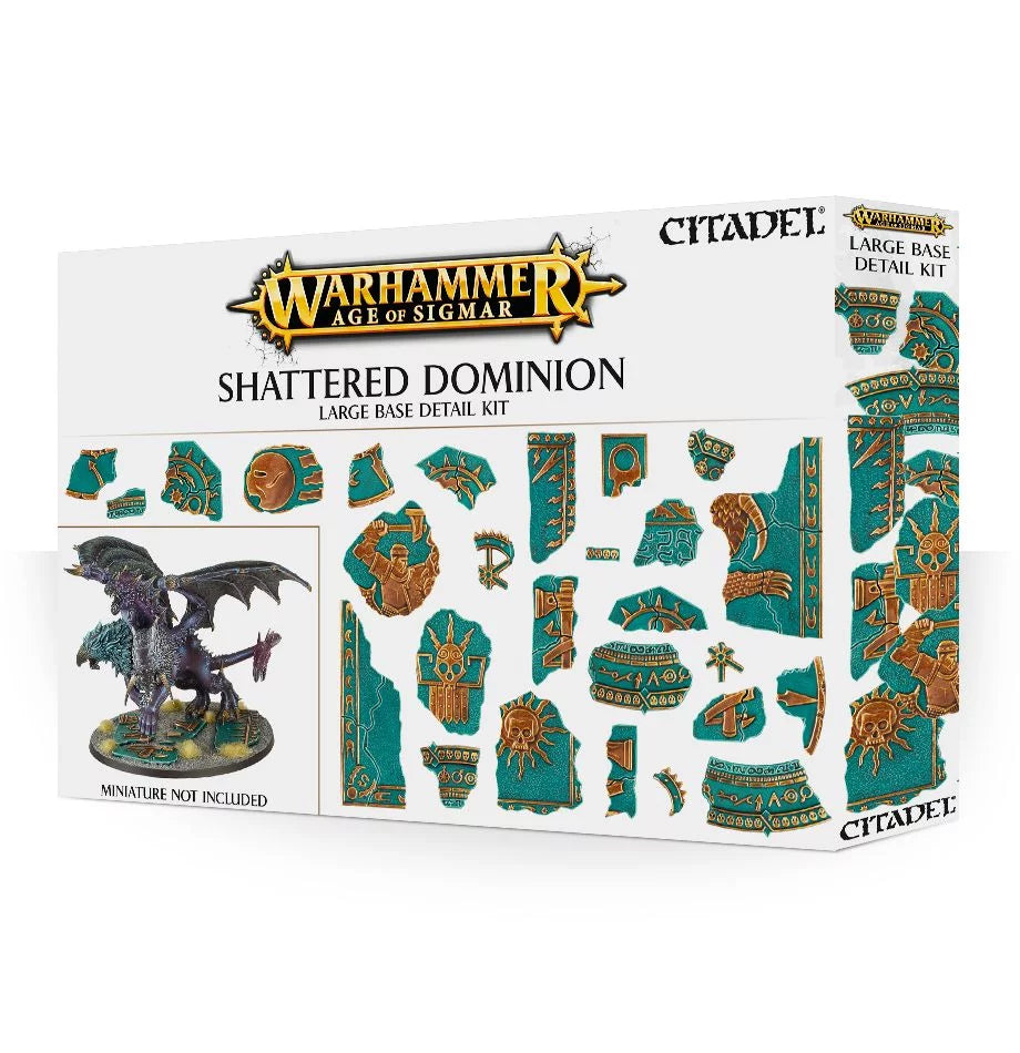 AOS SHATTERED DOMINION LARGE BASE DETAIL Bases Citadel | Red Claw Gaming