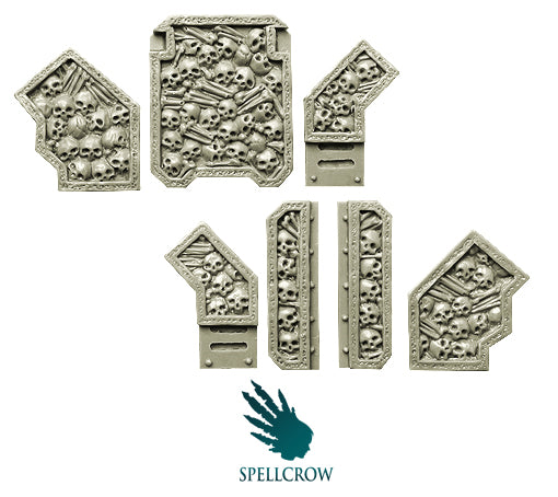 Skull Ornaments for Light Vehicles Minatures Spellcrow    | Red Claw Gaming