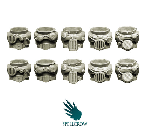 Space Knights Sonic/Steam Torsos Minatures Spellcrow    | Red Claw Gaming