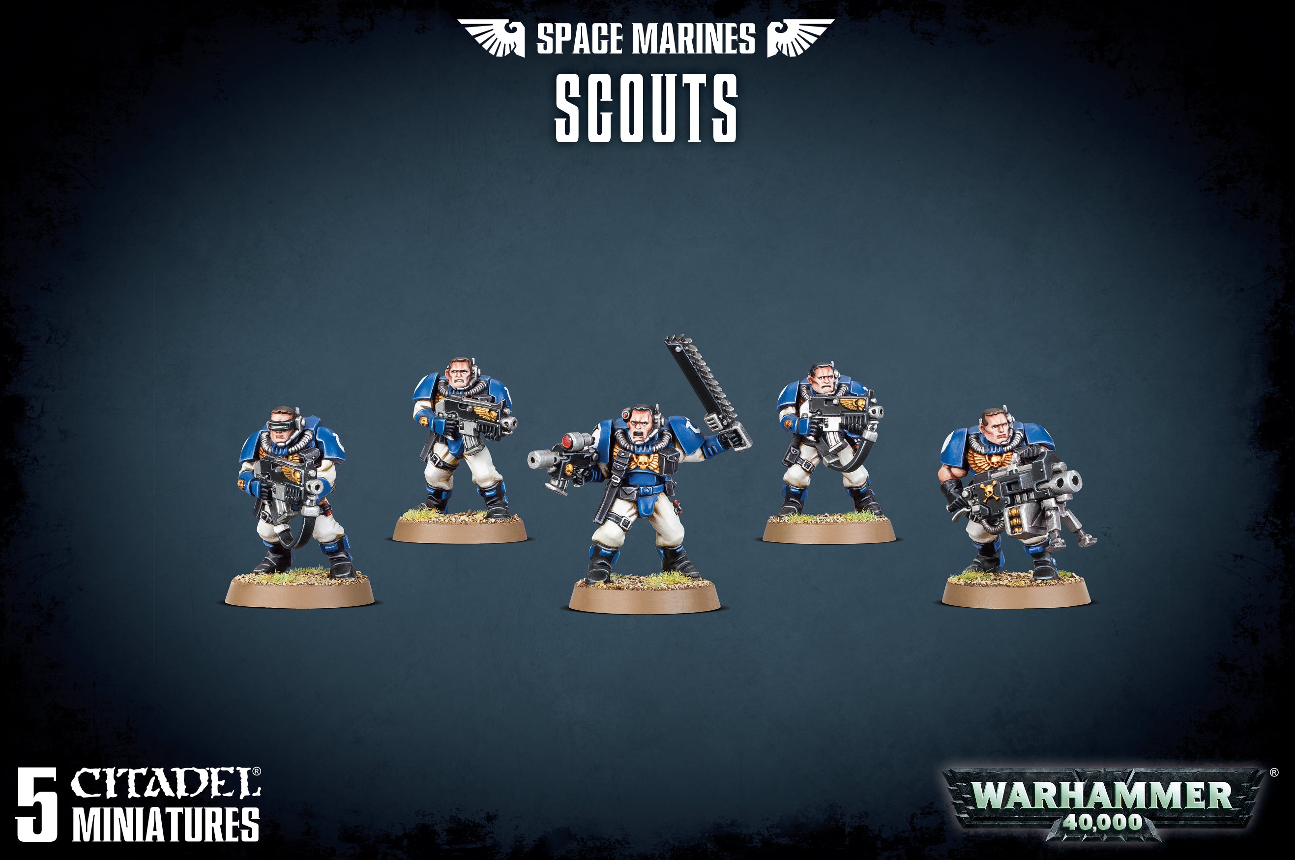SPACE MARINES SCOUTS Space Marines Games Workshop | Red Claw Gaming