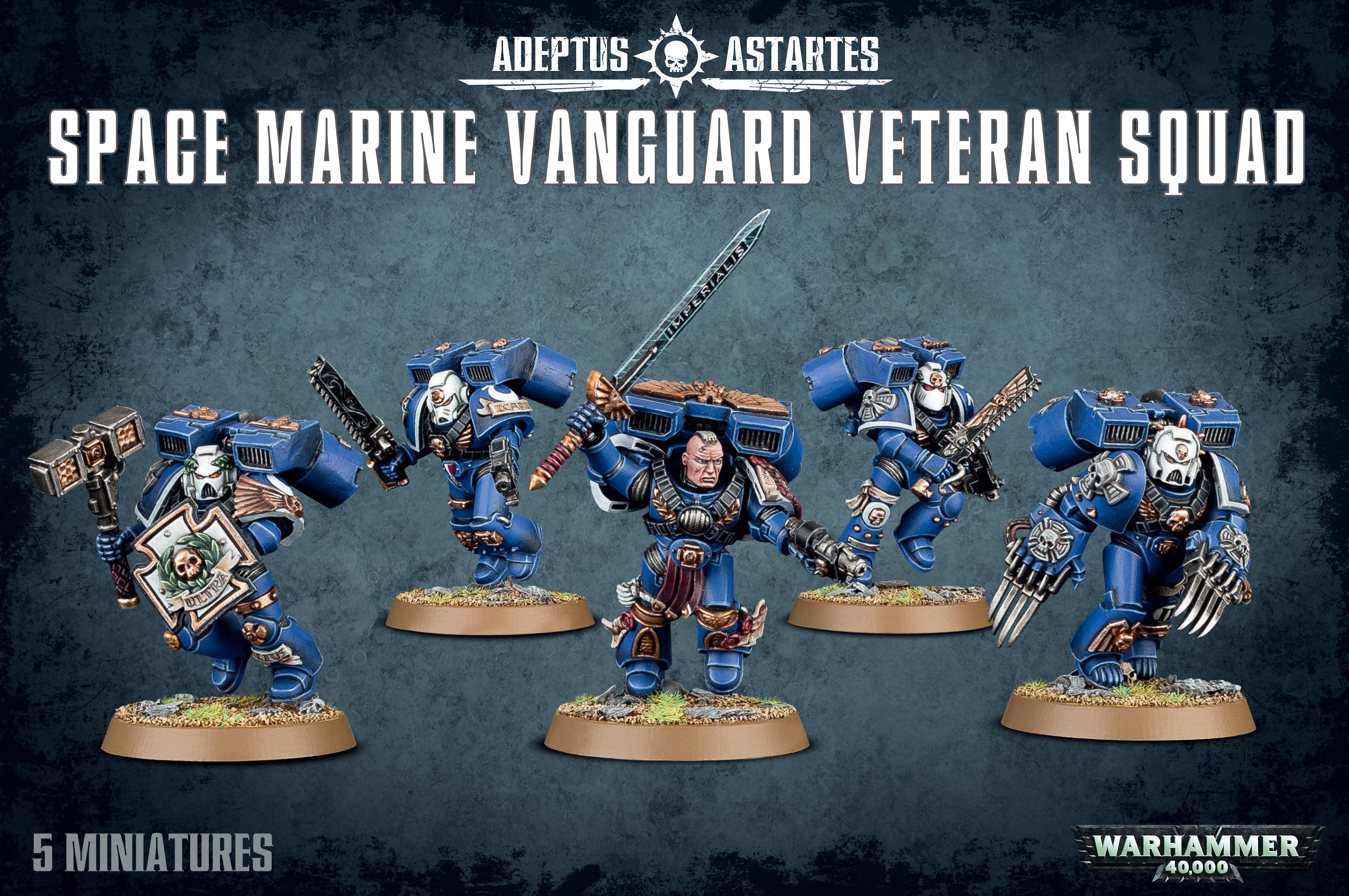 SPACE MARINES VANGUARD VETERAN SQUAD Space Marines Games Workshop | Red Claw Gaming