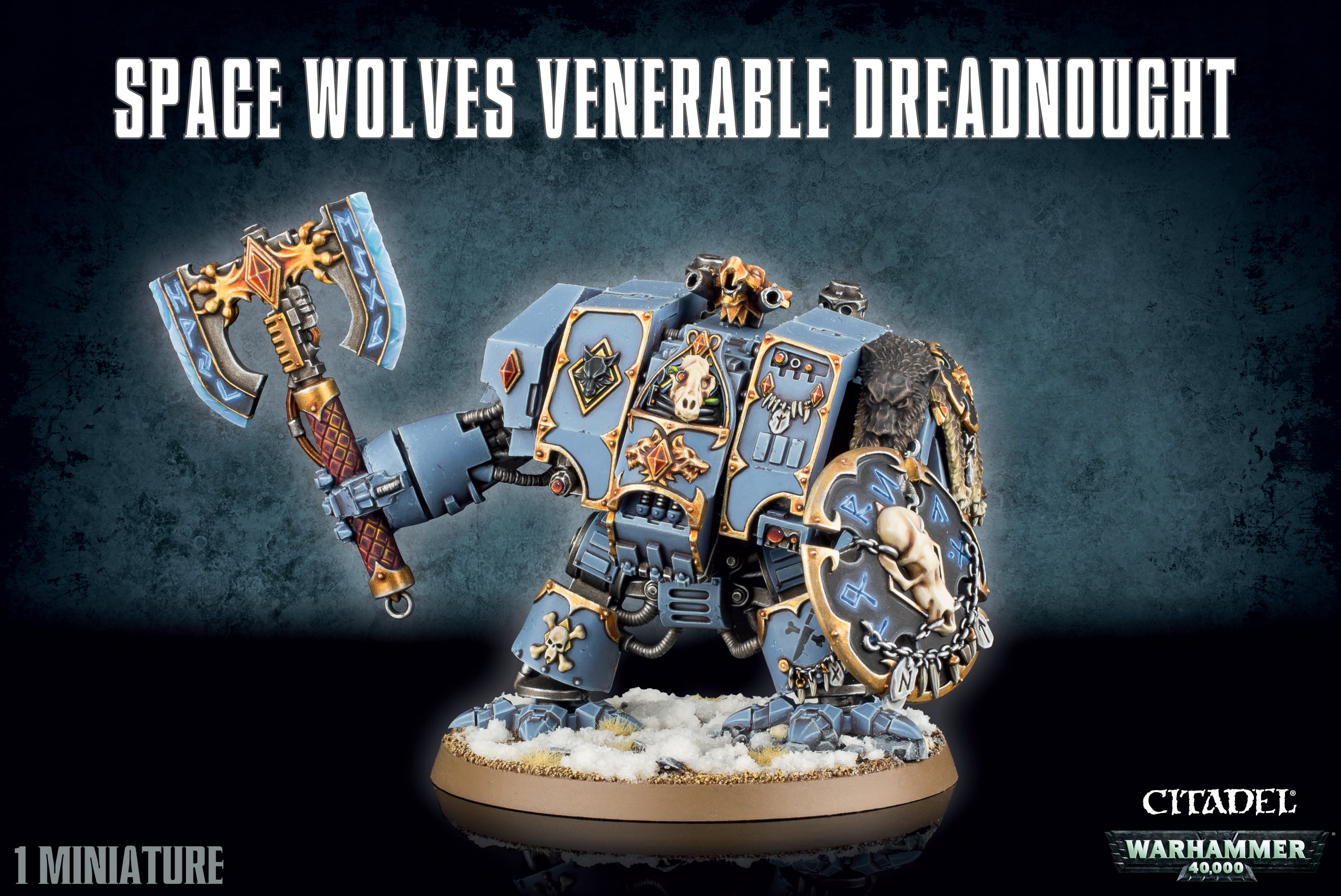 SPACE WOLVES VENERABLE DREADNOUGHT Space Wolves Games Workshop | Red Claw Gaming