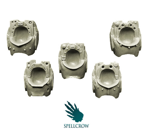 Space Knights Heavy Torsos Minatures Spellcrow    | Red Claw Gaming