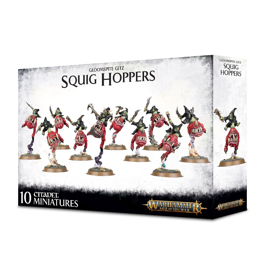 GLOOMSPITE GITZ: SQUIG HOPPERS Gloomspite Gitz Games Workshop | Red Claw Gaming