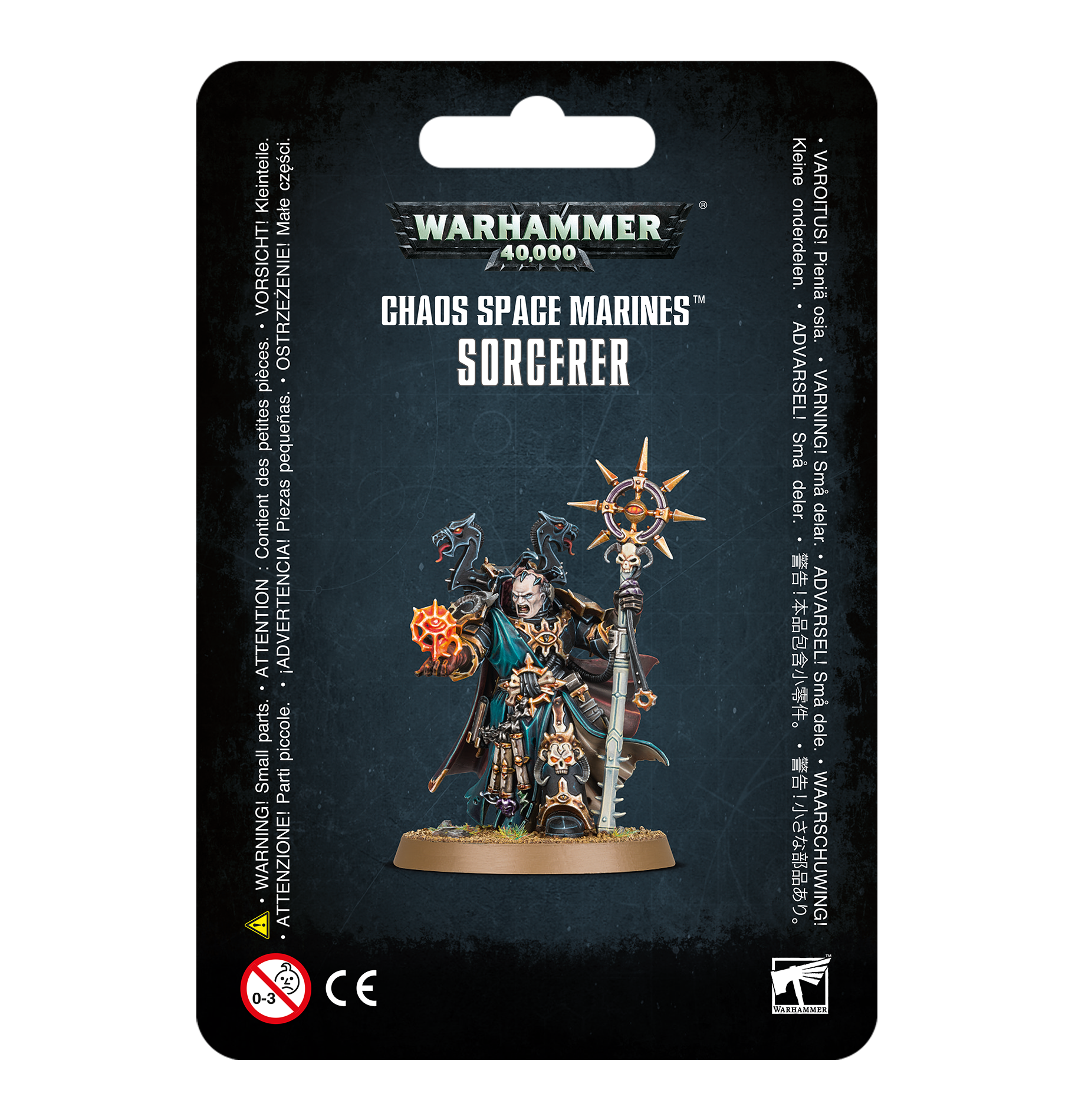CHAOS SPACE MARINES SORCERER Chaos Space Marines Games Workshop | Red Claw Gaming