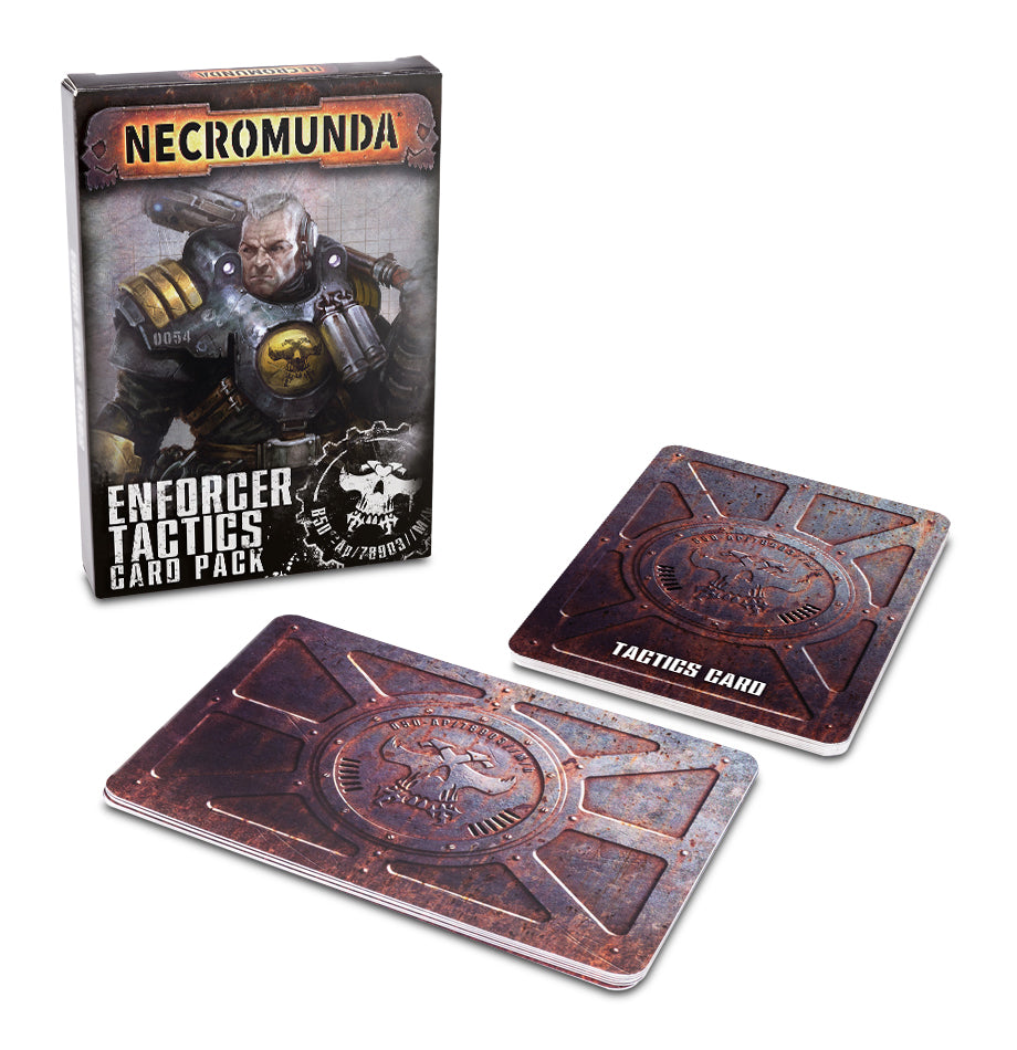 NECROMUNDA: ENFORCER TACTICS CARD PACK Necromunda Games Workshop | Red Claw Gaming