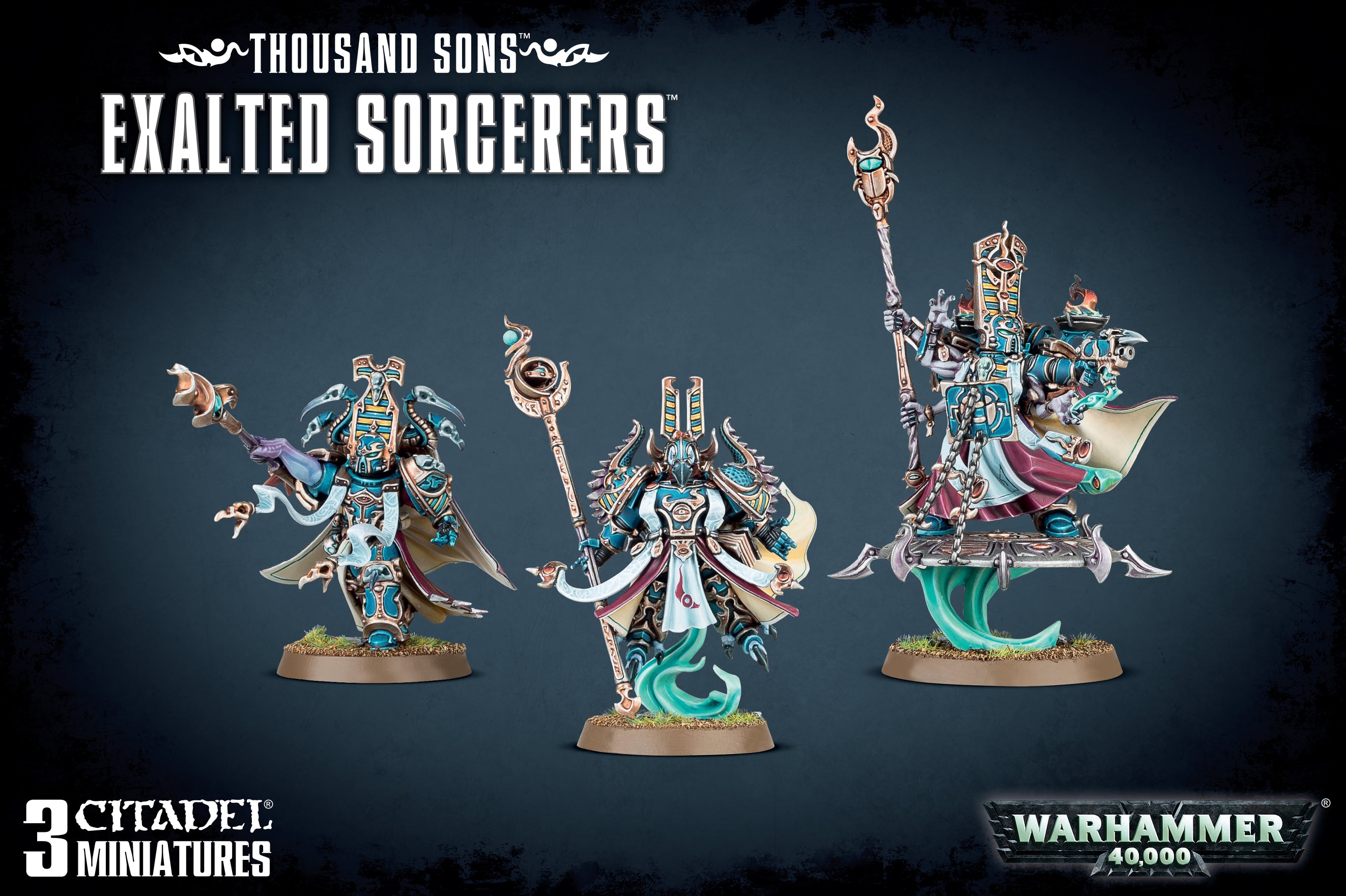 THOUSAND SONS EXALTED SORCERERS Thousand Sons Games Workshop    | Red Claw Gaming