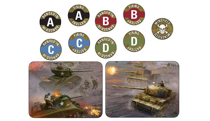 D-Day Mission Token Set Rulebook FLAMES OF WAR    | Red Claw Gaming