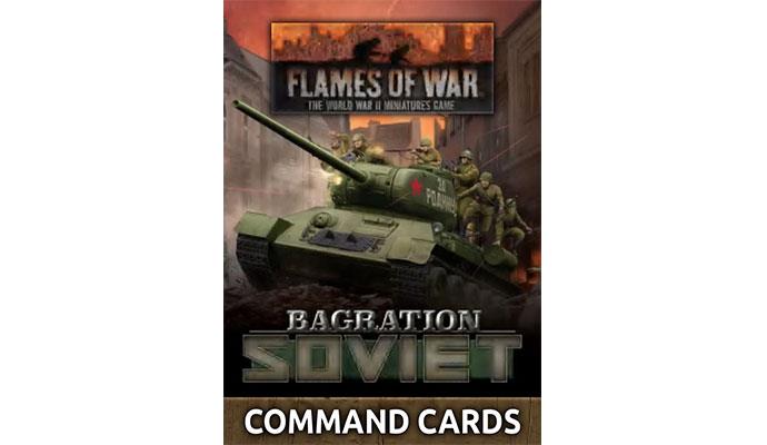 Bagration: German Command Cards Rulebook FLAMES OF WAR    | Red Claw Gaming